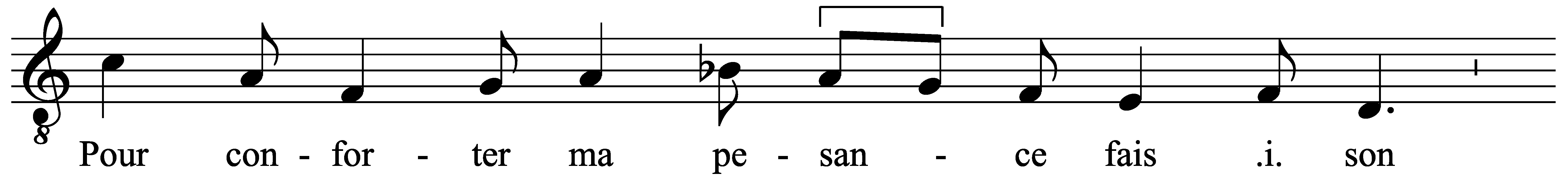 Work musical notation